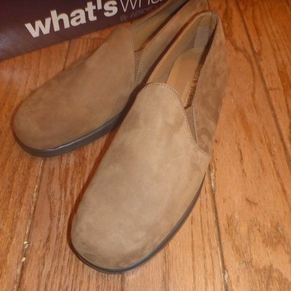Women's Suede Slip Ons - Picture 2 of 4